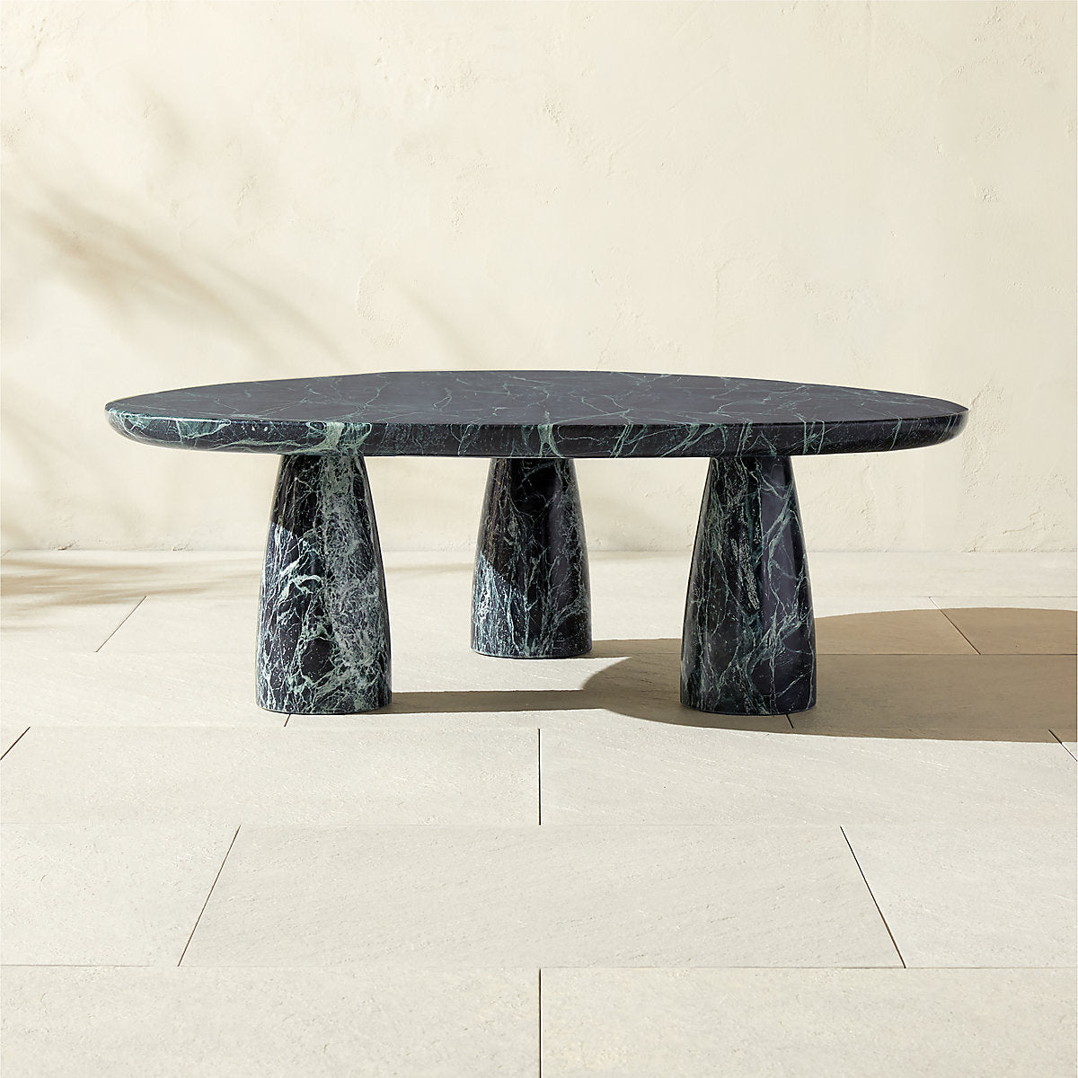 Yuma Green Marble Indoor/Outdoor Side Table