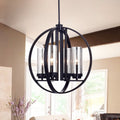 Yuval Oil Rubbed Bronze 19 Inch Round Pendant Light
