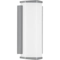 Z 1070 Led Collection Metallic Gray One Light Small Led Outdoor Sconce 17 X 9 X 6