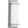 Z 1080 Led Collection Metallic Gray One Light Small Led Outdoor Sconce 13 X 5 X 3