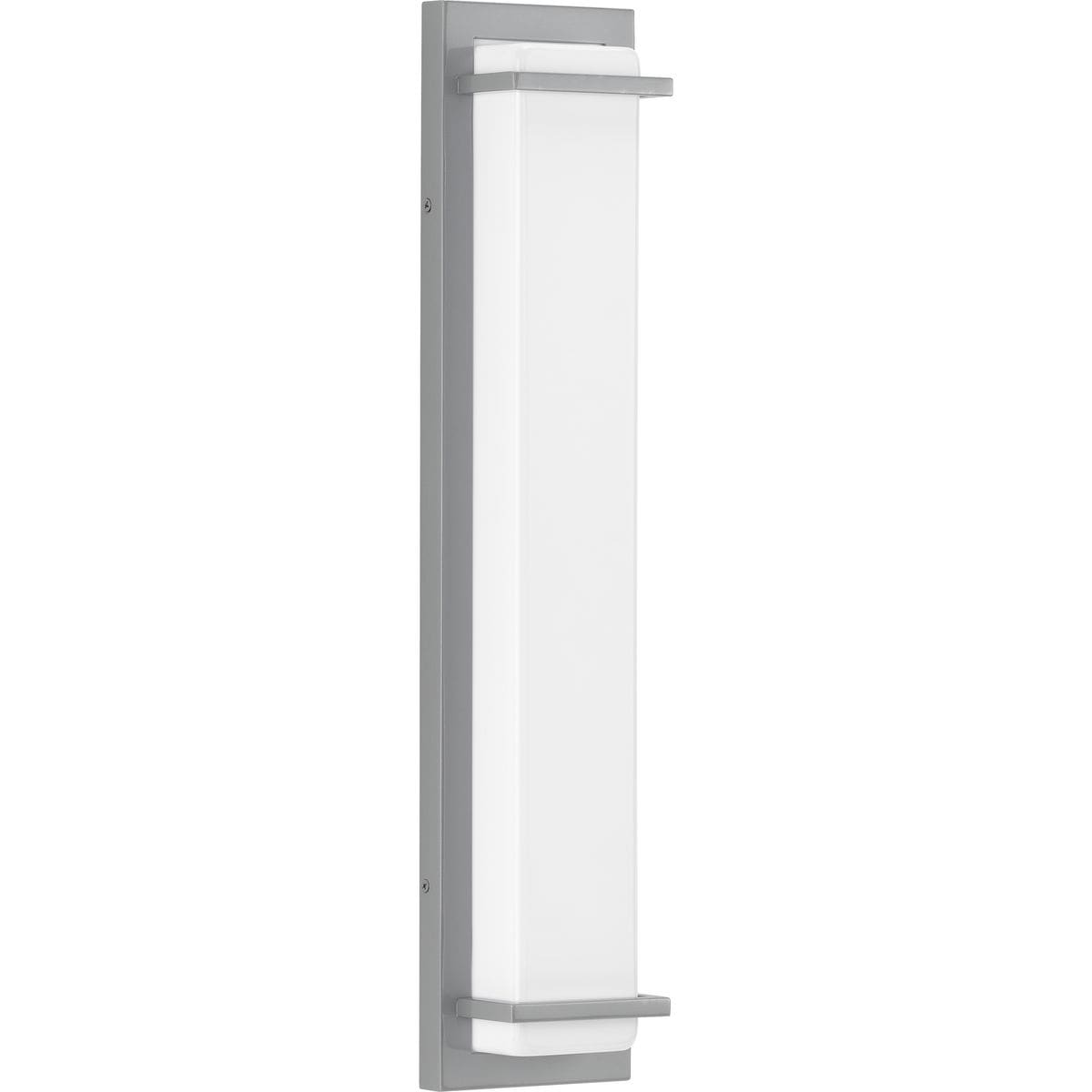 Z 1080 Led Collection Metallic Gray Two Light Large Led Outdoor Sconce 23 X 5 X 3