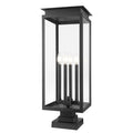 Z Lite 5018Phbs Sqpm Nova 4 Light 30 Tall Pier Mount Post Light