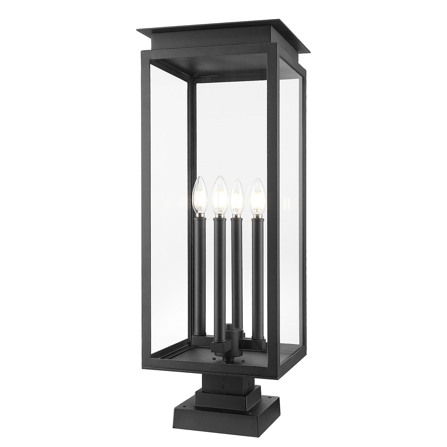 Z Lite 5018Phbs Sqpm Nova 4 Light 30 Tall Pier Mount Post Light
