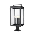 Z Lite 5019Phxlr 533Pm Hartwell 5 Light 29 Tall Post Light With Seedy