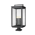 Z Lite 5019Phxxls Sqpm Hartwell 6 Light 34 Tall Post Light With Seedy