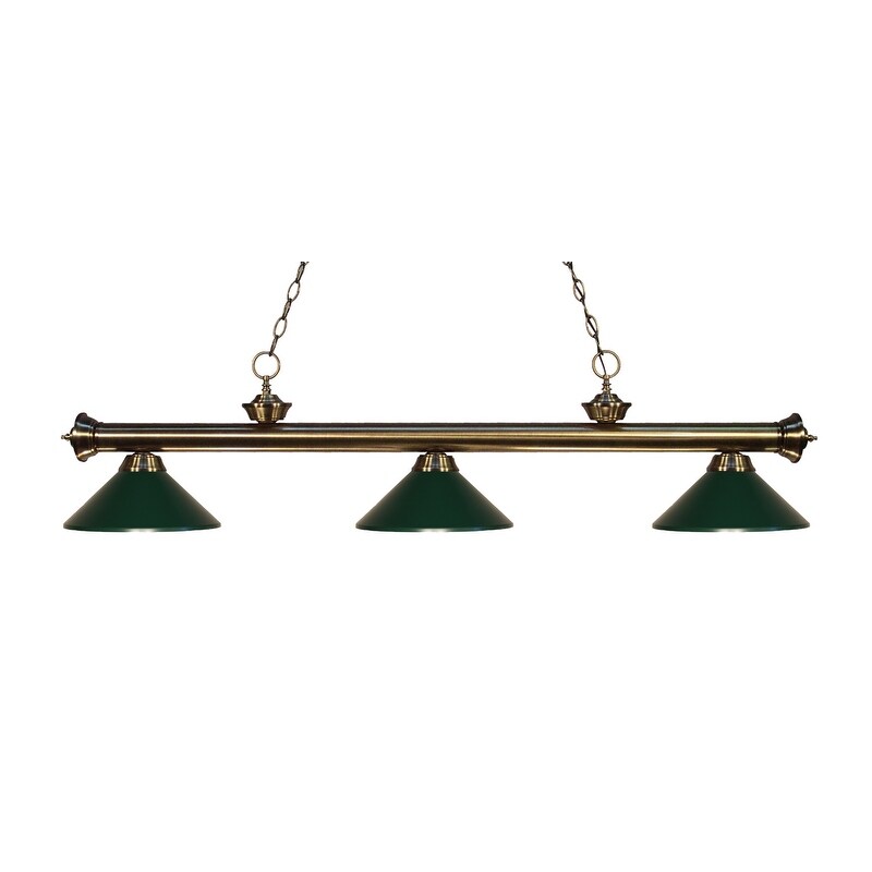 Z Lite Riviera 3 Light 57 Wide Billiard Multi Light Pendant With Dark