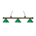Z Lite Riviera 3 Light 57 Wide Billiard Multi Light Pendant With