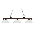 Z Lite Riviera 3 Light 57 Wide Billiard Multi Light Pendant With