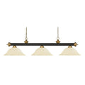 Z Lite Riviera 3 Light 59 Wide Billiard Multi Light Pendant With