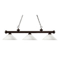 Z Lite Riviera 3 Light 59 Wide Billiard Multi Light Pendant With