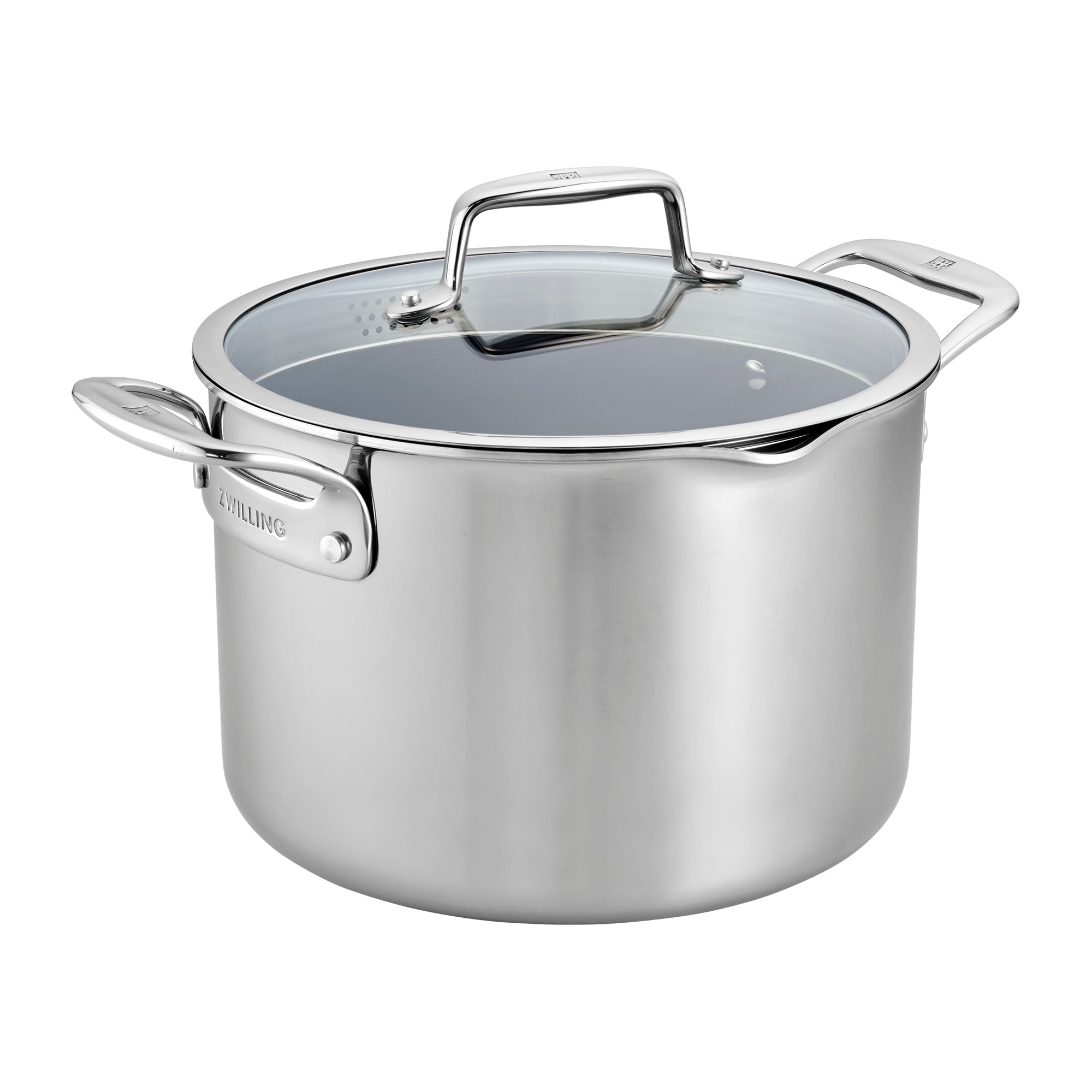 Zwilling Clad Cfx 8 Qt Stainless Steel Ceramic Nonstick Stock Pot