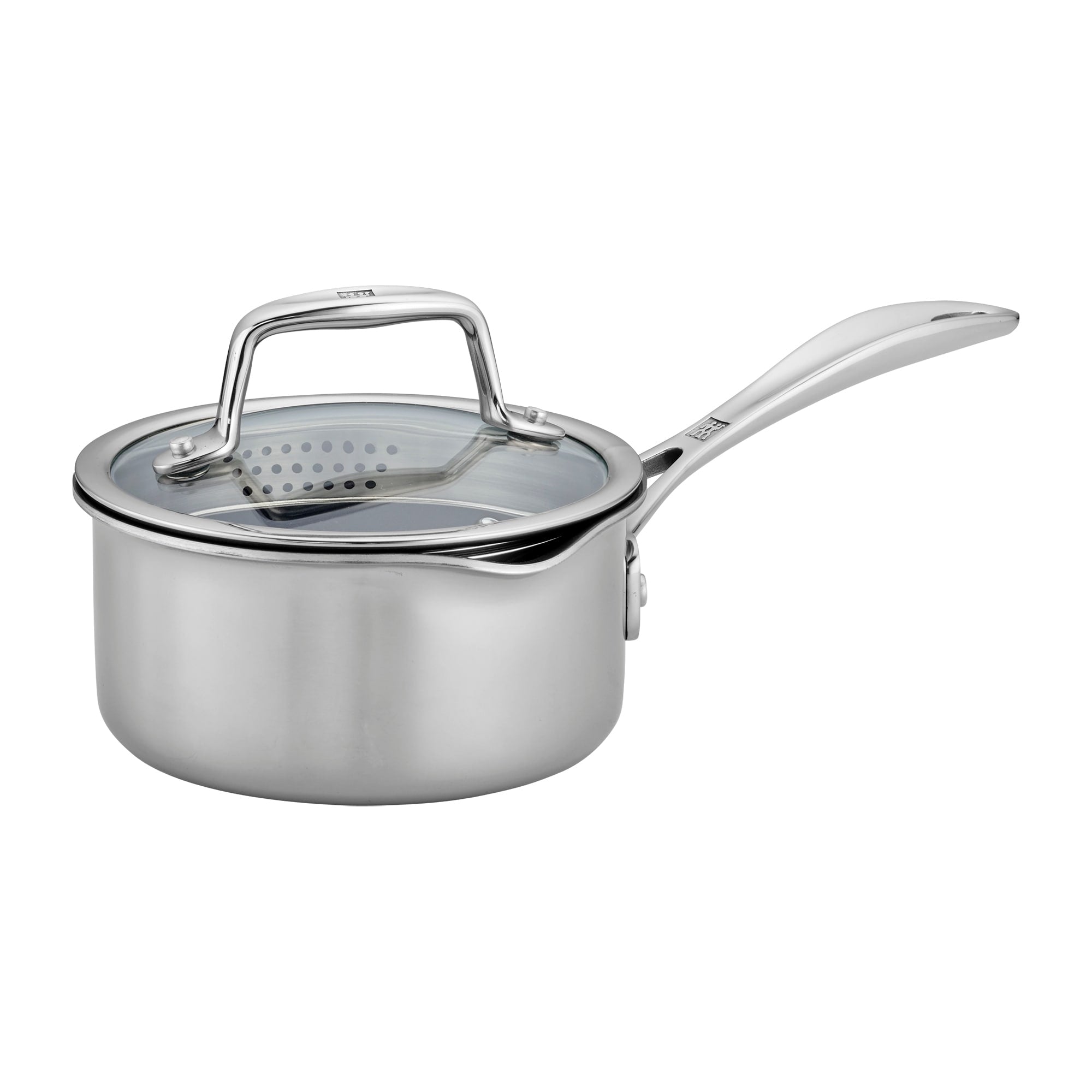 Zwilling Clad Cfx Stainless Steel Ceramic Nonstick Saucepan Stainless Steel
