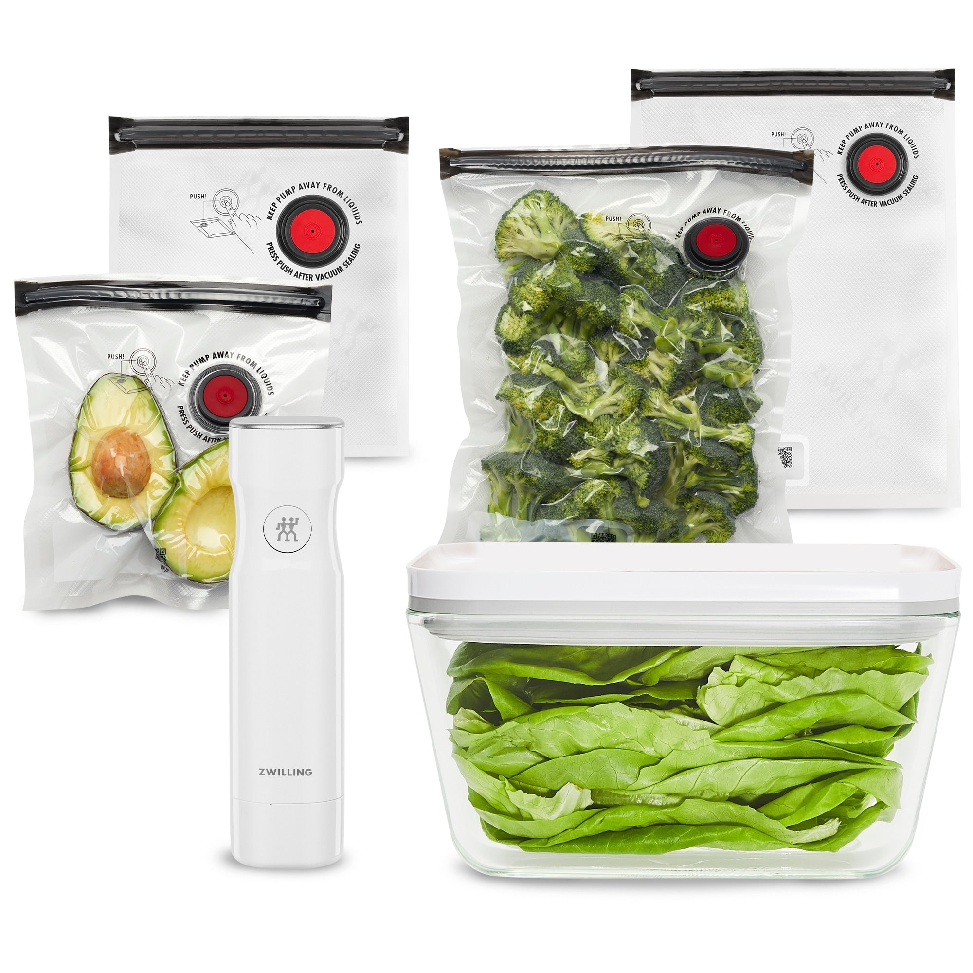 Zwilling Fresh Save 6 Pc Glass Vacuum Starter Set
