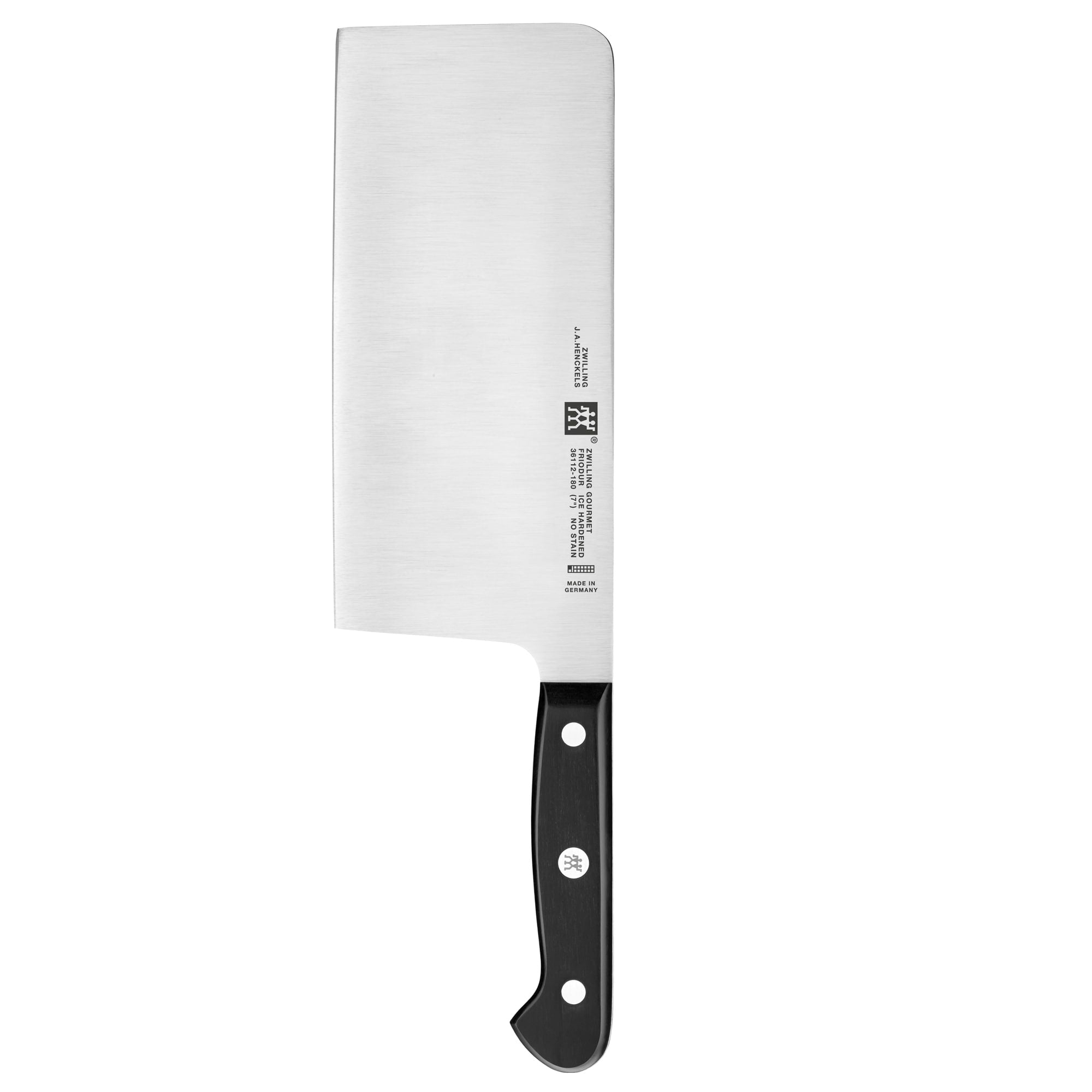 Zwilling Gourmet 7 Chinese Chefs Knife Vegetable Cleaver Black Stainless Steel