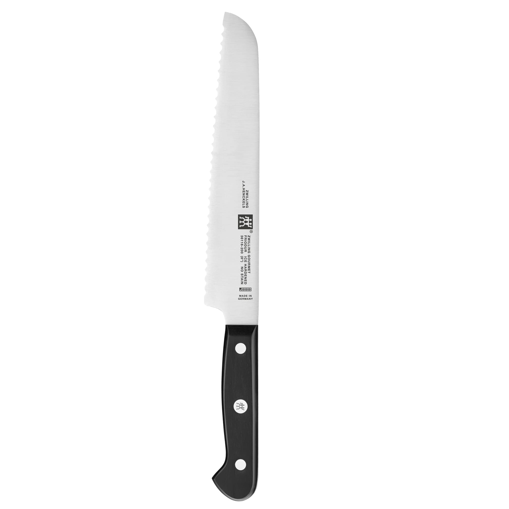 Zwilling Gourmet 8 Bread Knife Black Stainless Steel