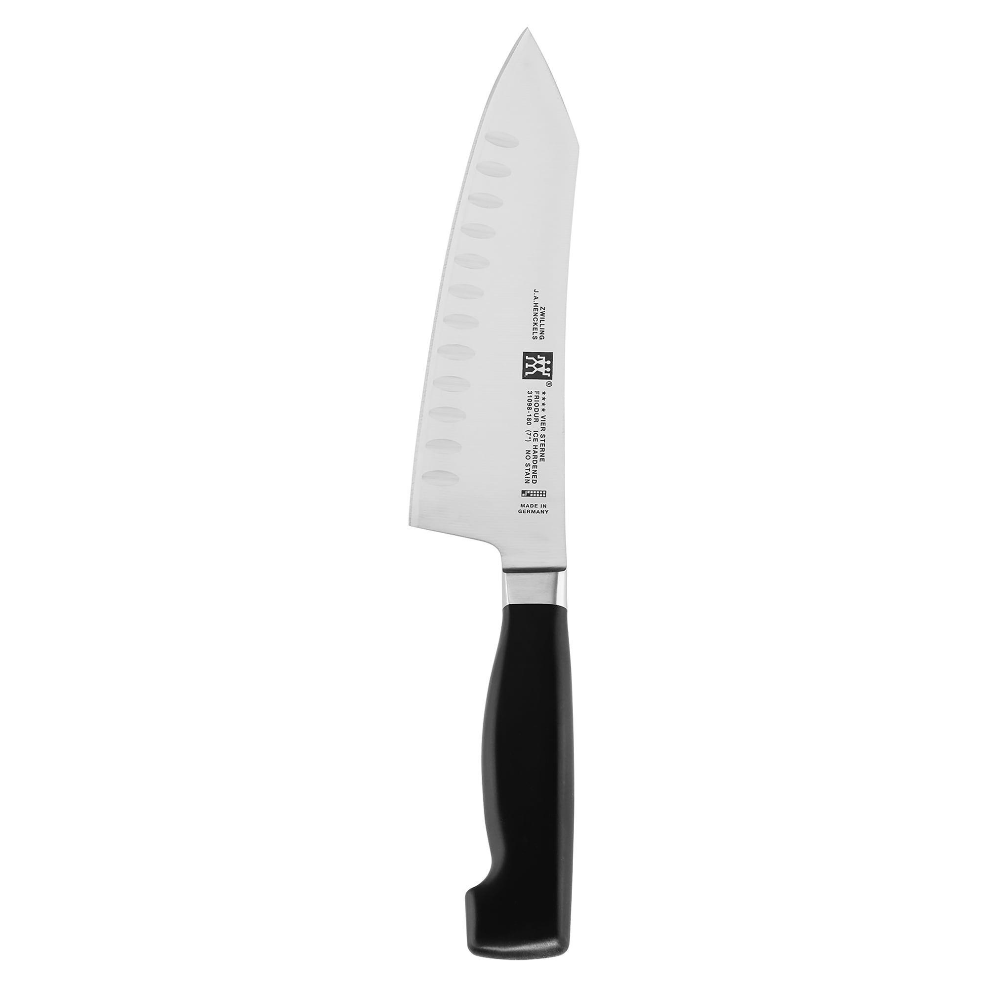 Zwilling J.A. Henckels Four Star 7 Hollow Edge Rocking Santoku Knife