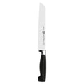 Zwilling J.A. Henckels Four Star 8 Bread Knife Black Stainless Steel