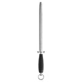 Zwilling J.A. Henckels Professional 12 Oval Sharpening Steel Black Stainless Steel