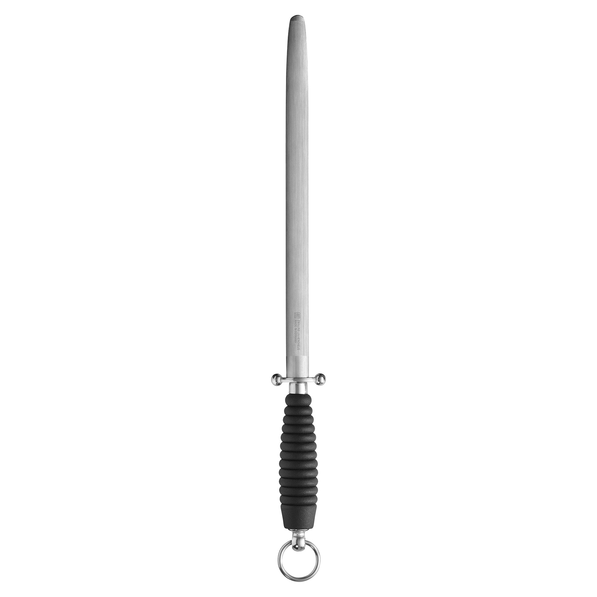 Zwilling J.A. Henckels Professional 12 Oval Sharpening Steel Black Stainless Steel