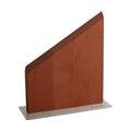 Zwilling Magnetic Knife Easel With Stainless Steel Base Brown Birch Wood No Knives Included 4 Knives