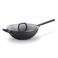 Zwilling Milano 12 Inch Aluminum Ceramic Nonstick Wok With Lid