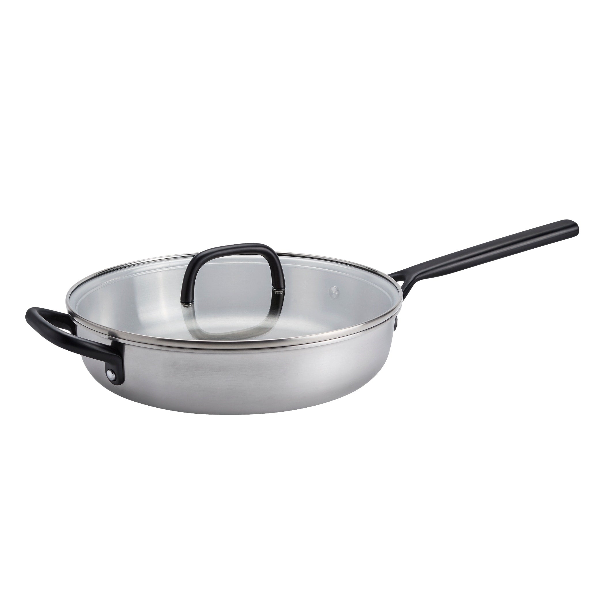 Zwilling Milano Stainless Steel 4 Qt Stainless Steel Saute Pan With Helper Handle And Lid