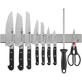 Zwilling Pro 10 Pc Knife Set With 17.5 Stainless Magnetic Knife Bar