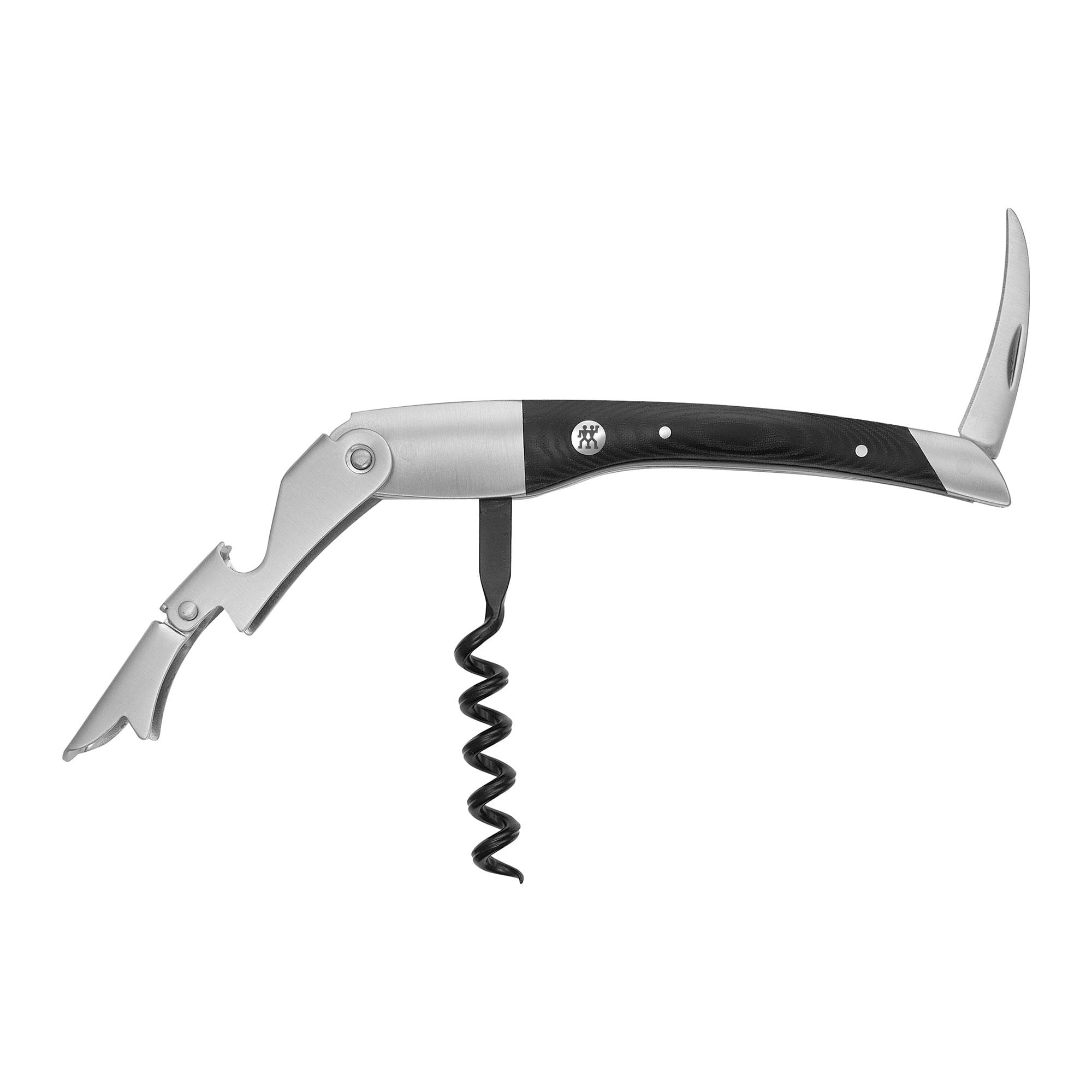Zwilling Sommelier Classic Waiters Corkscrew With Micarta Handle Stainless Steel