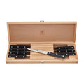 Zwilling Twin Gourmet Classic 8 Pc Steak Knife Set With Wood Case Black Stainless Steel