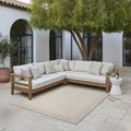Zarina Modern Linear Stripe Indoor Outdoor Rug