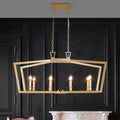 Glam Kitchen Island Pendants 8 Light Hanging Lighting Fixture L37 Xw13 Xh17