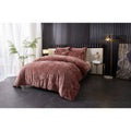Zera Pink 100 Velvet 5 Pcs Comforter Set