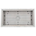 Zero Edge Paradox Handcrafted 18 Gauge Stainless Steel 33 X 18 X 9 In. D Sink