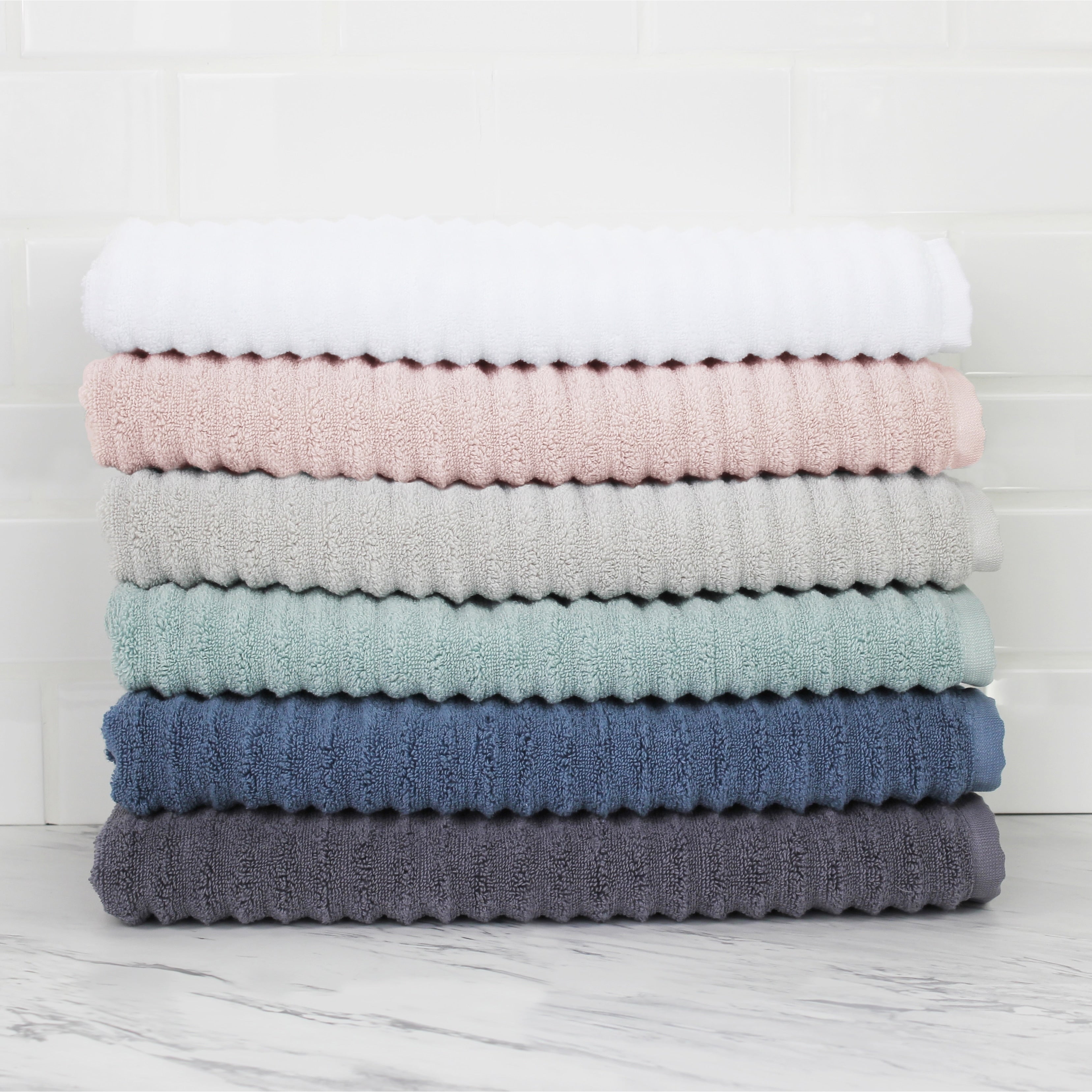 Zero Twist Cotton Turkish Towel Collection 4Pcs Hand Towel Set