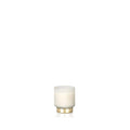 Cortina Small Glass Candle Jar Tobacco Flower Scent White Set Of 2