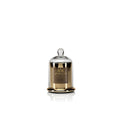 Medium Glass Jar Candle With Bell Cloche Golden Beach Scent Set Of 2