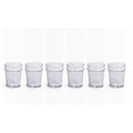 Garan Hammered Glass Old Fashioned Glass Set Of 6