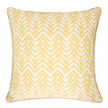 Zoe Chevron Bow 20 Square Decorative Throw Pillow