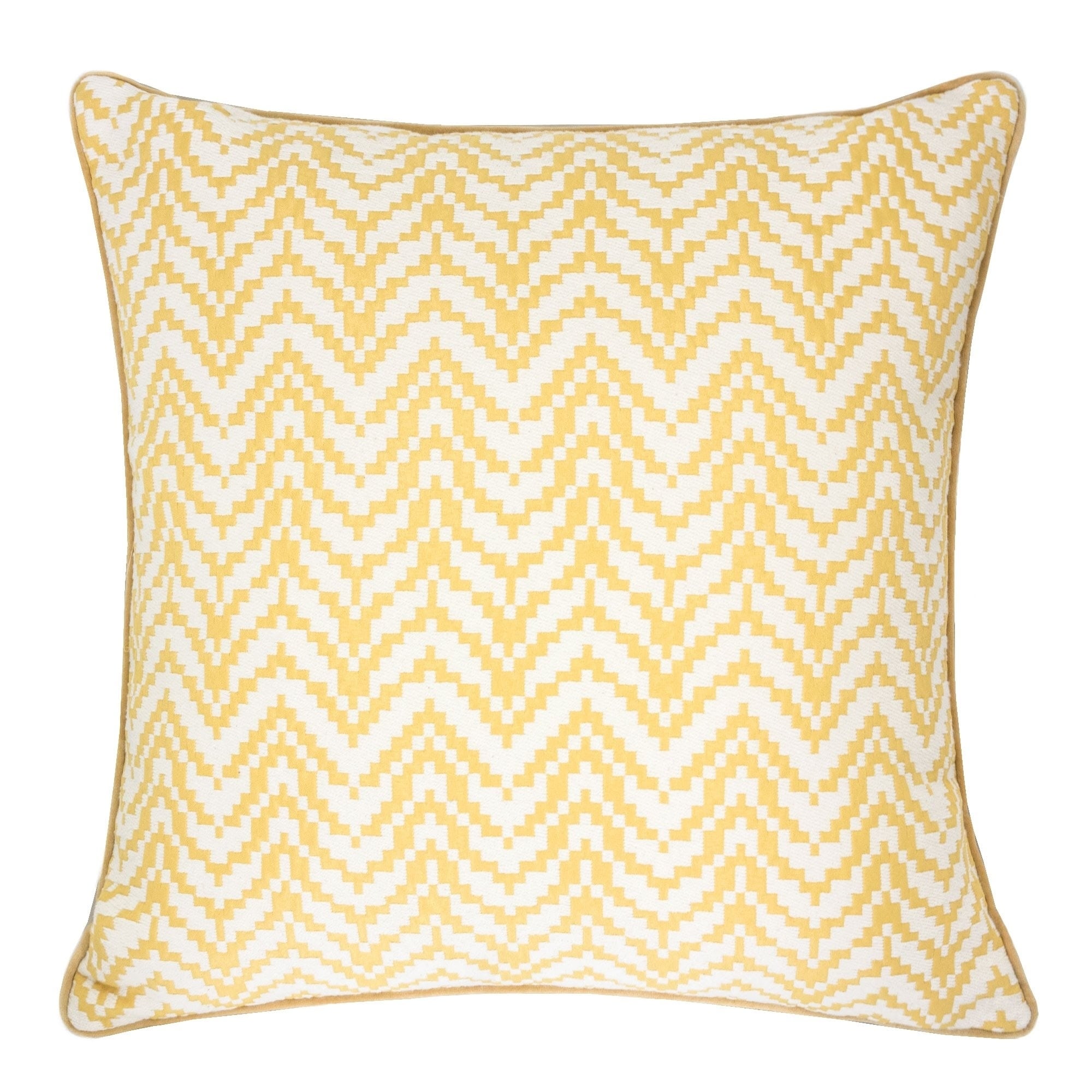 Zoe Chevron Bow 20 Square Decorative Throw Pillow