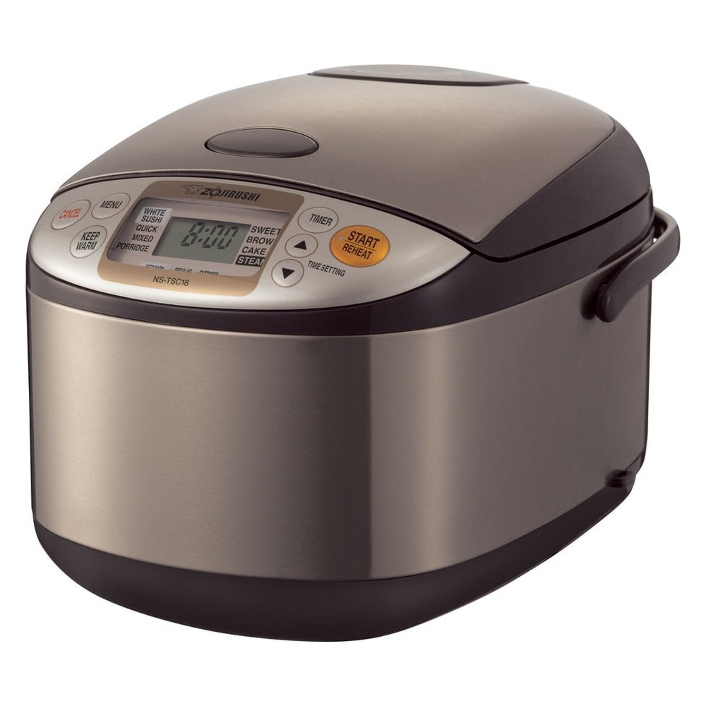 Zojirushi Micom Brown Stainless Steel 10 Cup Rice Cooker And Warmer