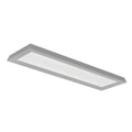 Afx Zurich 1 Light Satin Nickel Led Linear Flush Mount White Acrylic Shade