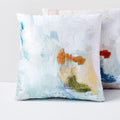 Abstract Blossom Brocade Cushion Cover
