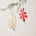Abstract Greenery Baubles