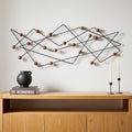 Abstract Iron & Wood Wall Art