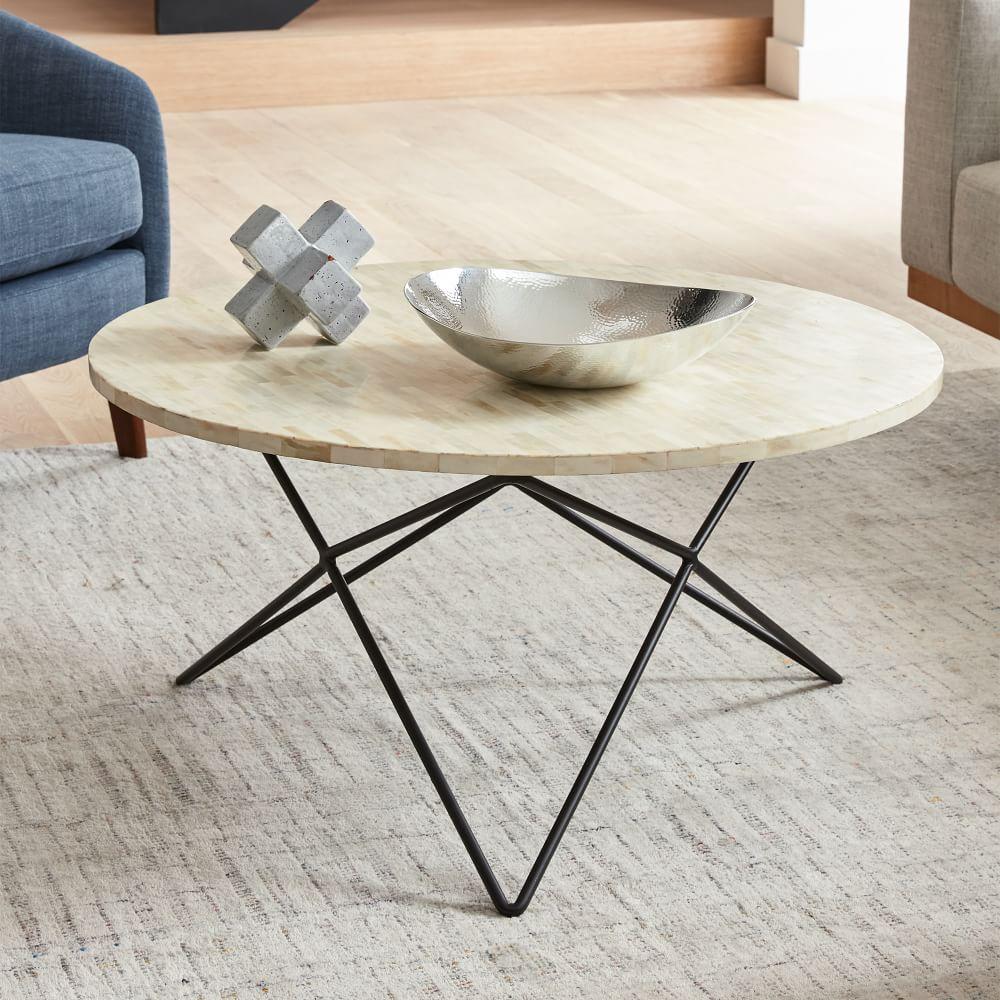 Adeline Bone Inlay Coffee Table