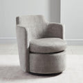 Adeline Swivel Chair - Metal (Distressed Velvet)