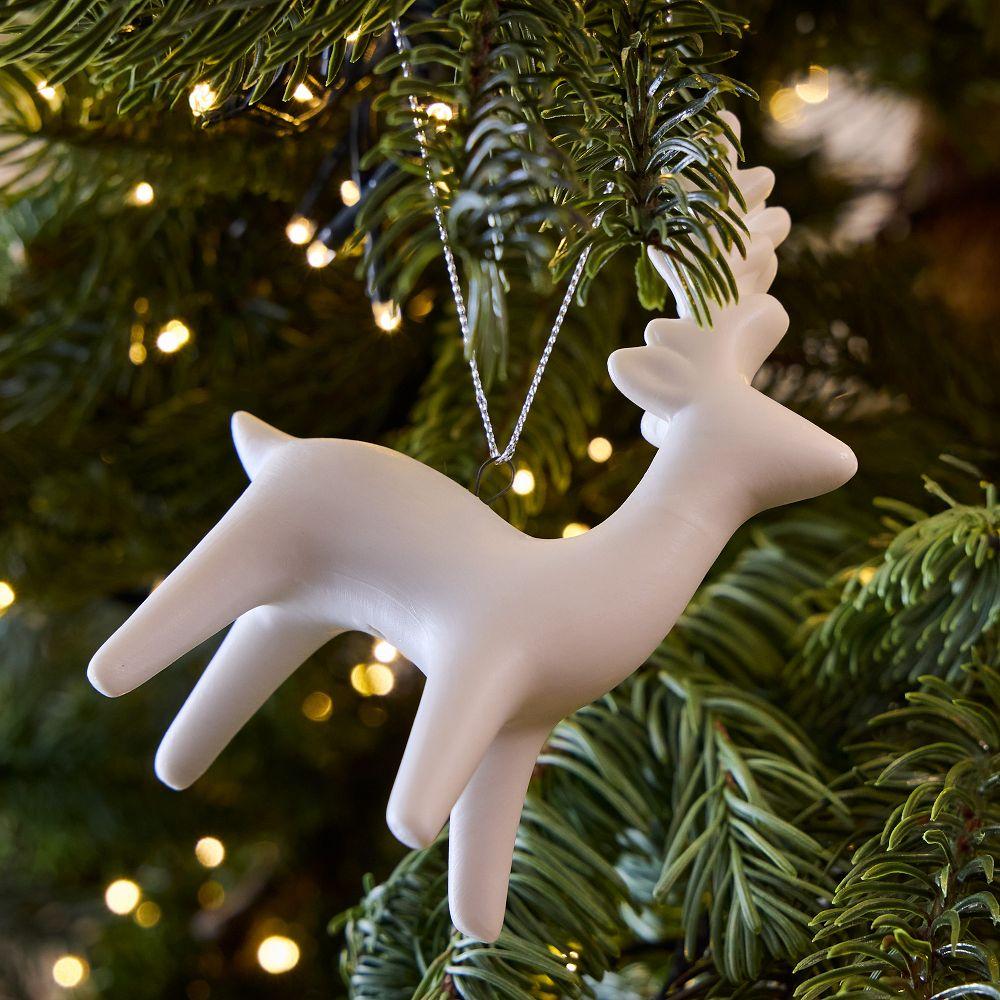 Ceramic Deer Bauble