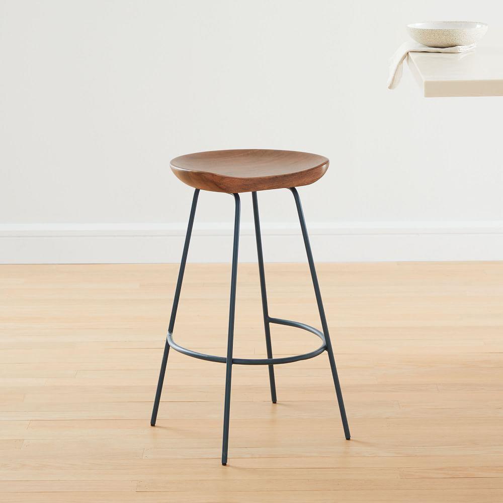 Alden Counter Stool - Petrol Blue