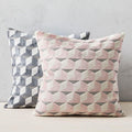 Alternating Geo Jacquard Velvet Cushion Cover