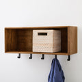 Anton Solid Wood Entryway Cabinet - Burnt Wax